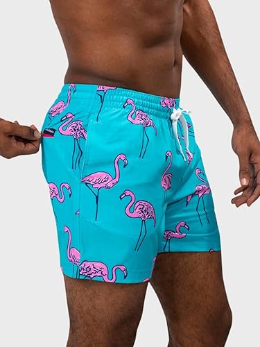 CHUBBIES MEN'S BEACH RETREATS 5.5" CLASSIC SWIM TRUNKS FOR MEN