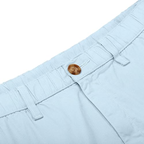 CHUBBIES MEN'S 5.5 INCH CHINO SHORTS - CASUAL SHORTS WITH ELASTIC WAISTBAND, POCKETS, STRETCH COTTON