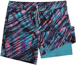 Baohui Maamgic Men's 7-Inch Gym Shorts with Liner - Quick Dry Athletic Workout Shorts