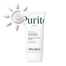 HINATURE PURITO Sun Day Adventure Korean Sunscreen SPF 50 UVA/UVB Protection, Oil-Free, Vegan 50ml