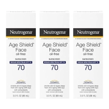 Kenvue Neutrogena Age Shield SPF 70 Face Sunscreen Lotion, 3 fl. oz (Pack of 3)
