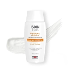 ISDIN Eryfotona Actinica Zinc Oxide Mineral Sunscreen SPF 50+ for Sensitive Skin, No White Cast