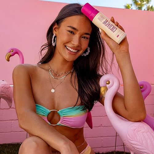 COCO & EVE SUNNY HONEY BALI BRONZING SELF TANNER MOUSSE - MEDIUM | NATURAL SUNLESS TANNING MOUSSE WITH BRONZER (6.7 FL OZ)