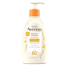 KENVUE AVEENO SPF 60 SUNSCREEN BODY LOTION WITH OAT PREBIOTIC, 12OZ