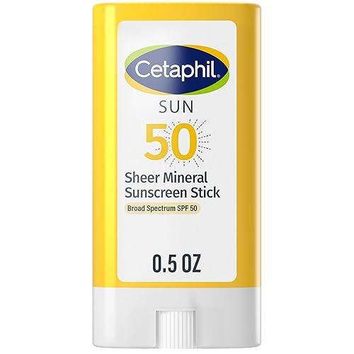 GALDERMA CETAPHIL SHEER MINERAL SUNSCREEN STICK SPF 50 FOR FACE & BODY, 0.5OZ