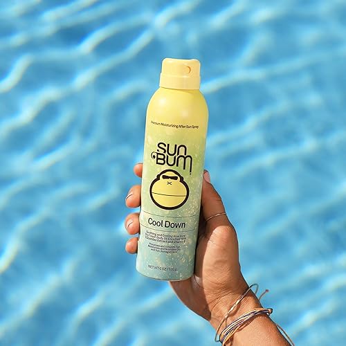 SUN BUM ALOE VERA SPRAY - VEGAN AFTER SUN CARE FOR SOOTHING SUNBURN - 6 OZ