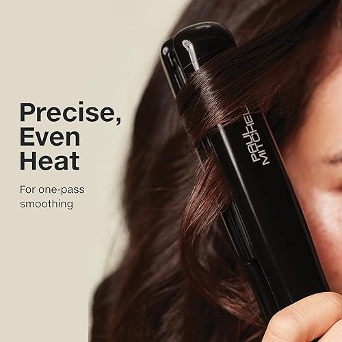 JOHN PAUL MITCHELL 1" CERAMIC FLAT IRON: ADJUSTABLE HEAT FOR STRAIGHTENING & CURLING