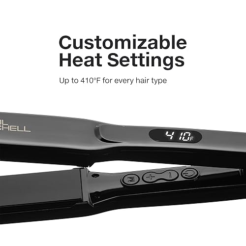 JOHN PAUL MITCHELL SMOOTH+ CERAMIC FLAT IRON WITH ADJUSTABLE HEAT SETTINGS FOR SMOOTHING AND STRAIGHTENING