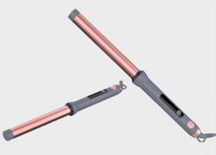 Hairitage Extra-Long 1-Inch Ceramic Tourmaline Curling Wand for Long Hair
