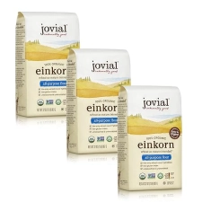JOVIAL ORGANIC EINKORN CHECKERBOARD COOKIES - ORGANIC COOKIES, HIGH PROTEIN, FAIR TRADE CERTIFIED, ALL NATURAL INGREDIENTS, LOW CARB, LOW SUGAR, PALM DONE RIGHT - 8.8 OZ, 6 PACK