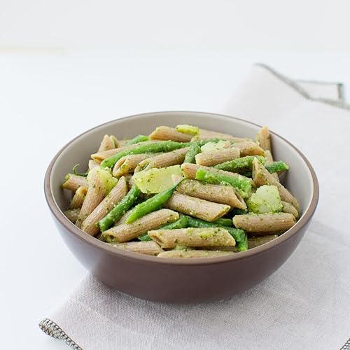 JOVIAL ORGANIC WHOLE WHEAT EINKORN PENNE RIGATE PASTA - HIGH PROTEIN, NON-GMO, USDA CERTIFIED, MADE IN ITALY - 12 OZ, 6 PACK