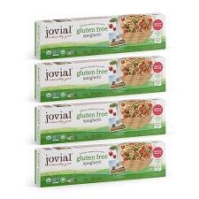 JOVIAL ORGANIC GLUTEN FREE WHOLE GRAIN BROWN RICE SPAGHETTI PASTA - MADE IN ITALY - 12 OZ, PACK OF 4