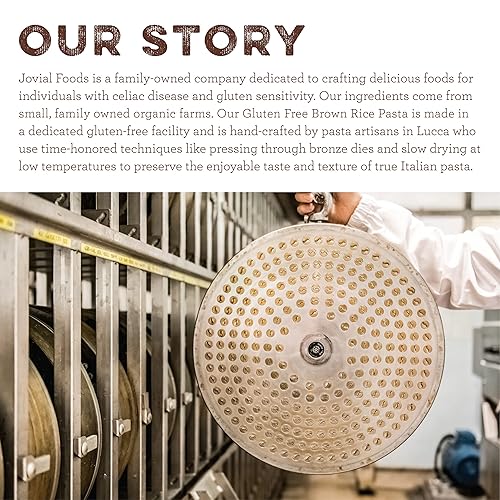 JOVIAL ORGANIC WHOLE GRAIN BROWN RICE CAPELLINI PASTA - GLUTEN FREE, DAIRY FREE, MADE IN ITALY - 12 OZ, 12 PACK