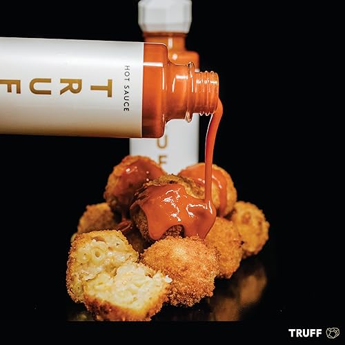 TRUFF WHITE TRUFFLE HOT SAUCE - GOURMET BLEND WITH CHILI PEPPERS AND WHITE TRUFFLE OIL, 6 OZ