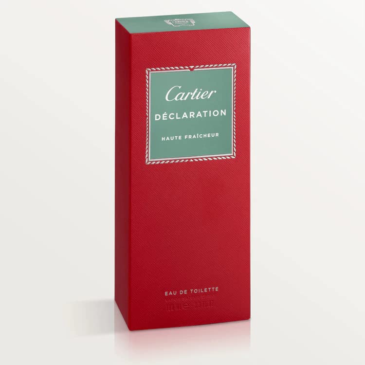 CARTIER DECLARATION HAUTE FRAICHEUR EAU DE TOILETTE SPRAY 3.4OZ FOR MEN