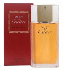 Cartier Must De Cartier Women's Eau De Toilette Spray 3.3 oz, Pack of 2