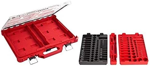 MILWAUKEE ELECTRIC 106-PIECE RATCHET AND SOCKET SET, 1/4-3/8 INCH, SAE AND METRIC - PKOUT