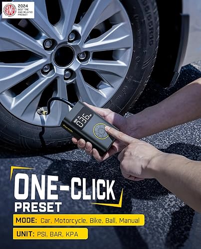 FANTTIK X9 PRO PORTABLE TIRE INFLATOR | FAST INFLATE ELECTRIC BIKE PUMP | DIGITAL GAUGE | 150PSI AIR COMPRESSOR