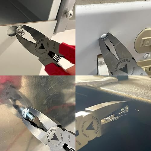 VAMPLIERS JAPANESE-MADE VAMPLIERS 6.25" STRIPPED SCREW EXTRACTOR PLIERS WITH NON-SLIP JAWS