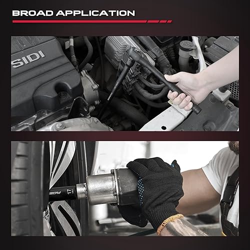 SEDY 29-PIECE 1/2" DRIVE IMPACT SOCKET SET - SAE & METRIC SIZES WITH EXTENSION BARS - CR-V MATERIAL FOR HIGH DURABILITY