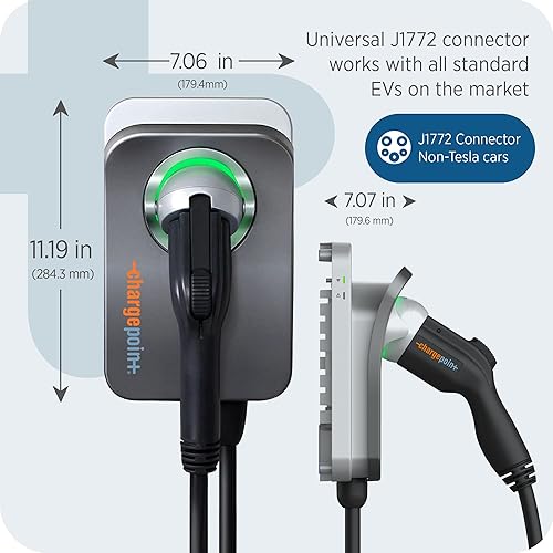 CHARGEPOINT HOMEFLEX LEVEL 2 EV CHARGER J1772 - FAST HARDWIRED CHARGING FOR ELECTRIC CARS
