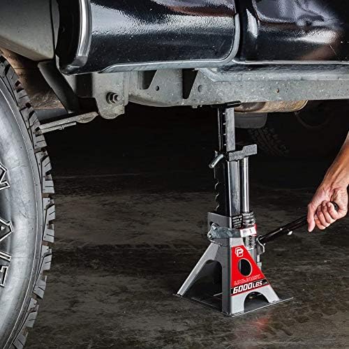 ALLTRADE TOOLS POWERBUILT 3 TON ALL-IN-ONE CAR LIFT & JACK STANDS - 6000 LB CAPACITY - HEAVY DUTY UNIJACK