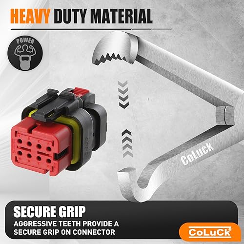 COLUCK AUTOMOTIVE ELECTRICAL PLIERS & CONNECTOR SEPARATOR KIT - TERMINAL PLUG REMOVAL TOOL