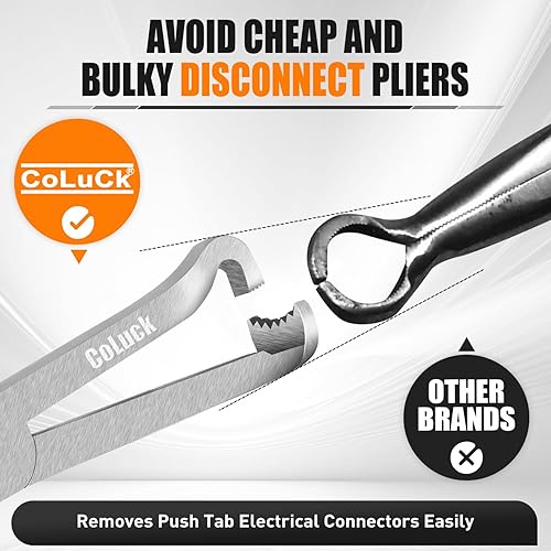COLUCK AUTOMOTIVE ELECTRICAL PLIERS & CONNECTOR SEPARATOR KIT - TERMINAL PLUG REMOVAL TOOL