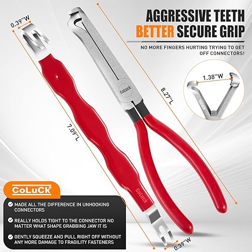 COLUCK AUTOMOTIVE ELECTRICAL PLIERS & CONNECTOR SEPARATOR KIT - TERMINAL PLUG REMOVAL TOOL