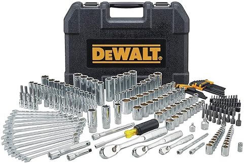 DEWALT 247-PIECE MECHANIC TOOL SET WITH DRIVE SIZES AND SAE ACCESSORIES (DWMT81535)