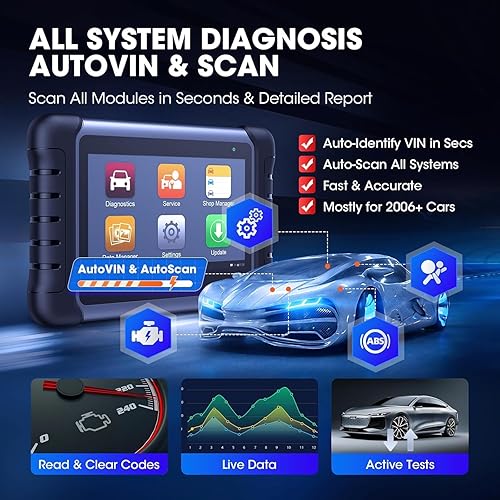 AUTEL SCANNER MAXICOM MK808S: 2025 BIDIRECTIONAL TOOL WITH ADVANCED FUNCTIONS