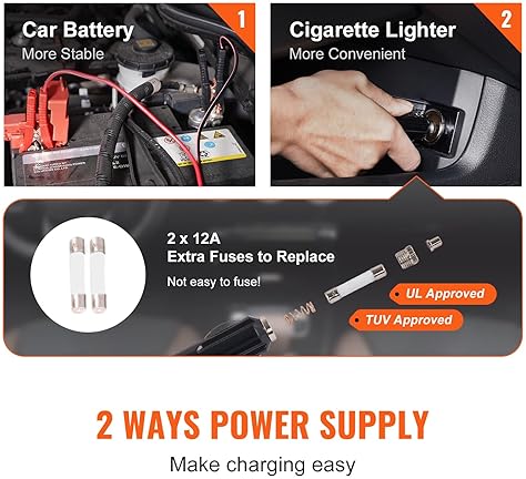 VEVOR ELECTRIC CAR JACK, 5 TON/11023 LBS HYDRAULIC JACK LIFT WITH ELECTRIC IMPACT WRENCH, BUILT