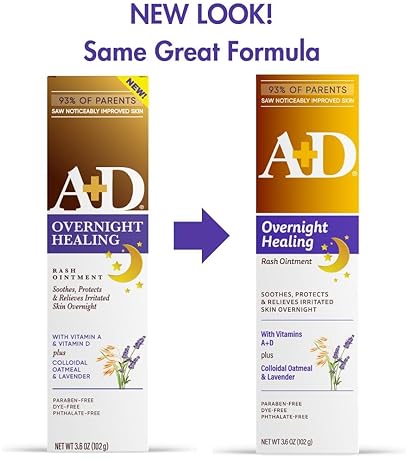 WELLSPRING HEALTHCARE A+D OVERNIGHT HEALING DIAPER RASH OINTMENT - SOOTHES, PROTECTS & RELIEVES DIAPER RASH OVERNIGHT WITH