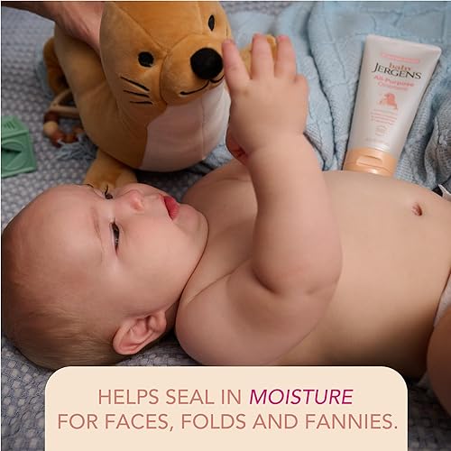 KAO JERGENS BABY ALL-PURPOSE BABY OINTMENT, PLANT-BASED MOISTURIZERS, PETROLATUM FREE & PEDIATRICIAN-TES