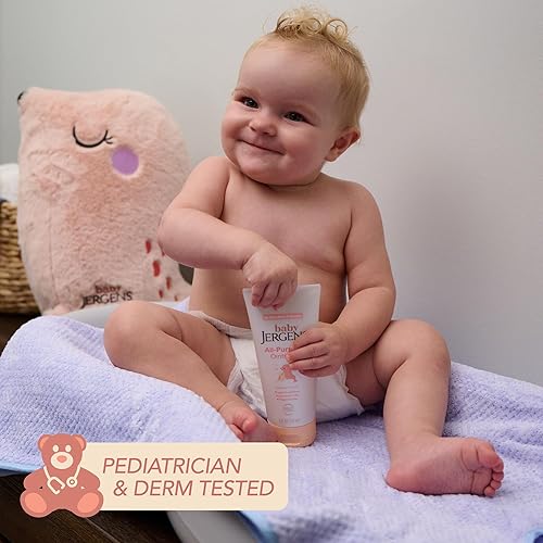 KAO JERGENS BABY ALL-PURPOSE BABY OINTMENT, PLANT-BASED MOISTURIZERS, PETROLATUM FREE & PEDIATRICIAN-TES