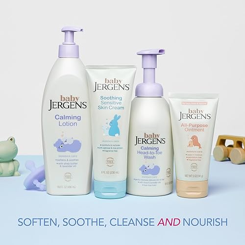 KAO JERGENS BABY ALL-PURPOSE BABY OINTMENT, PLANT-BASED MOISTURIZERS, PETROLATUM FREE & PEDIATRICIAN-TES