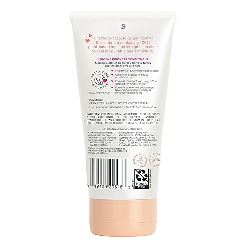 KAO JERGENS BABY ALL-PURPOSE BABY OINTMENT, PLANT-BASED MOISTURIZERS, PETROLATUM FREE & PEDIATRICIAN-TES