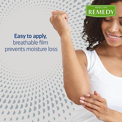 MEDLINE REMEDY SPECIALIZED SILICONE CREAM, UNSCENTED (4 FL OZ), GENTLE BREATHABLE FILM FOR ALL AGES,