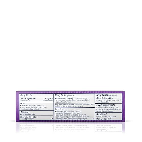 DESITIN DIAPER RASH OINTMENT DESITIN MAXIMUM STRENGTH ORIGINAL PASTE FOR DIAPER RASH, 1 OZ