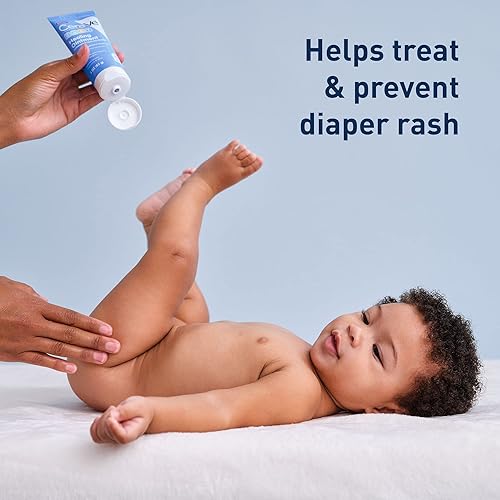 CERAVE DIAPER RASH CREAM, BABY HEALING OINTMENT FOR EXTRA DRY, CRACKED SKIN, DIAPER CREAM WITH CERAM