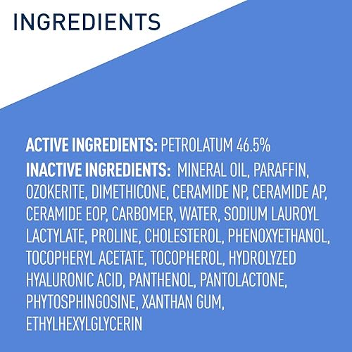 CERAVE DIAPER RASH CREAM, BABY HEALING OINTMENT FOR EXTRA DRY, CRACKED SKIN, DIAPER CREAM WITH CERAM