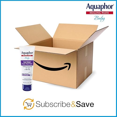 AQUAPHOR BABY DIAPER RASH PASTE - FOR SERIOUS DIAPER RASH AND FLARE-UPS - 3.5 OZ. TUBE