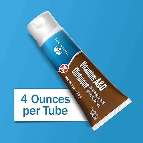 TENDERGENTLE VITAMIN A&D OINTMENT FOR BABY DIAPER RASHES - 4 OZ OF A AND D OINTMENT FOR ADULTS, SENIORS, AND BABI