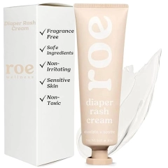 Roe Wellness- Diaper Rash Cream Paste Ointment W/Zinc Oxide | Maximum Strength Diaper Rashes Soothin