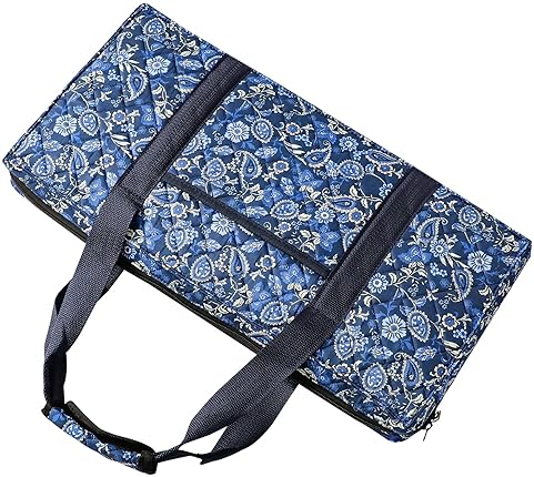 EVER TRIED AMERICAN MAHJONG SET WITH BLUE CARRYING BAG, 166 WHITE TILES, 4 ALL-IN-ONE RACK/PUSHERS, MAHJONG TIL