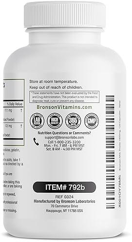 BRONSON MILK THISTLE DANDELION ROOT CAPSULES LIVER DETOX, ANTIOXIDANT SUPPORT, 120 COUNT