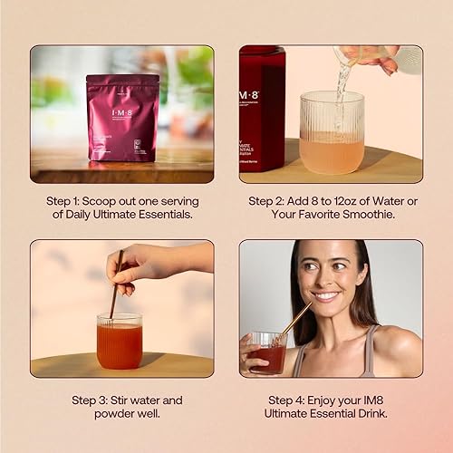 IM8 HEALTH DAILY ULTIMATE ALL-IN-1 MULTIVITAMIN WITH COQ10, PROBIOTICS, GREENS ACAI BERRY 30 SERVINGS