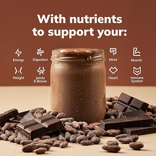 TRIBAL NUTRITION KA CHAVA CHOCOLATE NUTRITION SHAKE POWDER 15 SERVINGS, 85 SUPERFOODS, VEGAN, GLUTEN