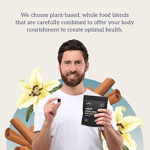 ORGANIFI SHILAJIT GUMMIES WITH PRIMAVIE HIMALAYAN SHILAJIT, 40 MINERALS, ENERGY BOOST, 60CT