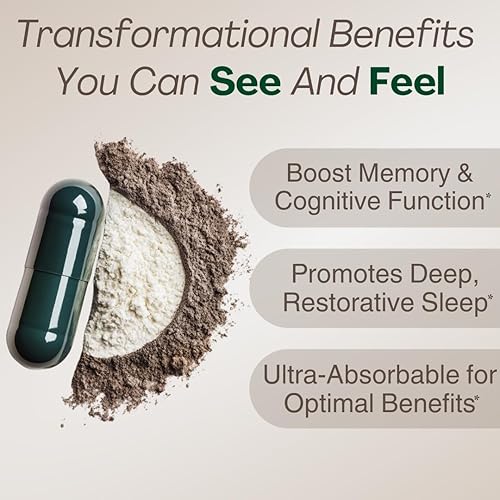 MAGPLUS MAGNESIUM L-THREONATE SLEEP BLEND WITH APIGENIN L-THEANINE BRAIN, MEMORY MOOD SUPPORT CAPSUL